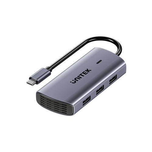 UNITEK HUB USB-C 6 W 1 | 3X USB-A | 5GBPS | PD 100 W | HDMI 4K@30HZ | RJ45-25952155