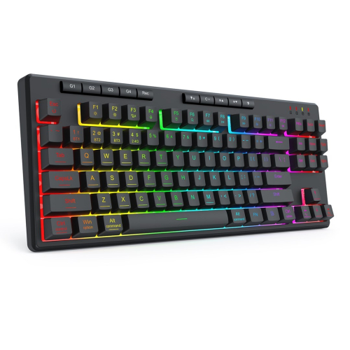 REDRAGON K516RGB-PRO SHIVA PRO 87 klawiatura USB + RF Wireless + Bluetooth Czarny-25952275