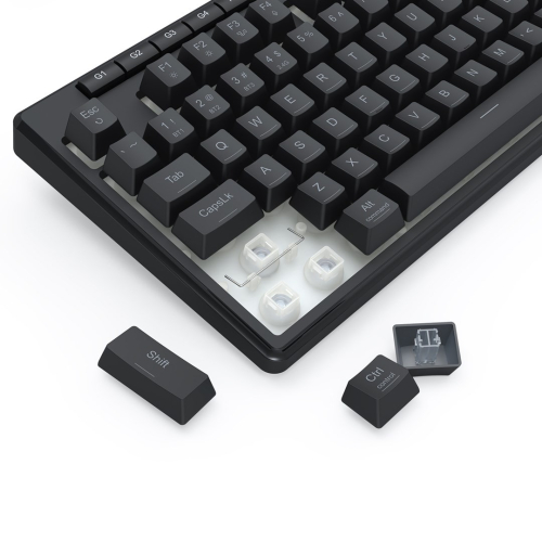 REDRAGON K516RGB-PRO SHIVA PRO 87 klawiatura USB + RF Wireless + Bluetooth Czarny-25952281