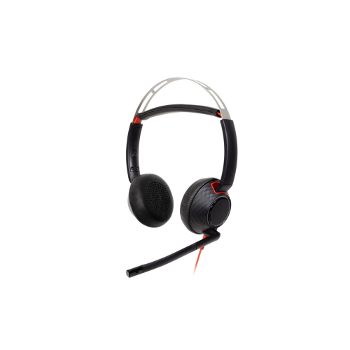 Poly Blackwire 5220 Stereo USB-C Headset +3.5mm Plug +USB-C/A Adapter-25953371