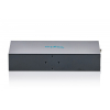 HUB przemysłowy 7-portowy USB 3.2 Gen1 5Gbit/s, 7x USB-A, host USB-B, obudowa metalowa IP30, szyna DIN, zasilanie 12V D