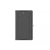 Szafa instalacyjna rack wisząca 19 cali 15U 600x450 czarna drzwi perforowane (flat pack)-26097784