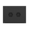 Szafa instalacyjna rack wisząca 19 cali 15U 600x450 czarna drzwi perforowane (flat pack)-26097787