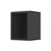 Szafa instalacyjna rack wisząca 19 cali 15U 600x600 czarna drzwi perforowane (flat pack)-26097796