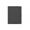 Szafa instalacyjna rack wisząca 19 cali 15U 600x600 czarna drzwi perforowane (flat pack)-26097798