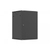 Szafa instalacyjna rack wisząca 19 cali 18U 600x600 czarna drzwi metalowe (flat pack)-26097811