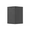 Szafa instalacyjna rack wisząca 19 cali 18U 600x600 czarna drzwi perforowane (flat pack)-26097845