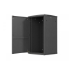 Szafa instalacyjna rack wisząca 19 cali 22U 600x600 czarna drzwi metalowe (flack pack)-26097855