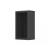 Szafa instalacyjna rack wisząca 19 cali 22U 600x450 czarna drzwi perforowane (flat pack)-26097866