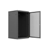 Szafa instalacyjna rack wisząca 19 cali 22U 600x600 czarna drzwi perforowane( flat pack)-26097888