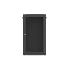 Szafa instalacyjna rack wisząca 19 cali 22U 600x600 czarna drzwi perforowane( flat pack)-26097890