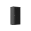 Szafa instalacyjna rack wisząca 19 cali 27U 600x450 czarna drzwi perforowane (flat pack)