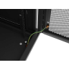 Szafa instalacyjna rack wisząca 19 cali 27U 600x600 czarna drzwi perforowane (flat pack)-26097922