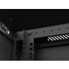 Szafa instalacyjna rack wisząca 19 cali 27U 600x600 czarna drzwi perforowane (flat pack)-26097928
