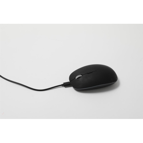 POUT Hands4 – Bezprzewodowa mysz komputerowa z funkcją szybkiego ładowania, kolor czarny, POUT-01401-G-2601608