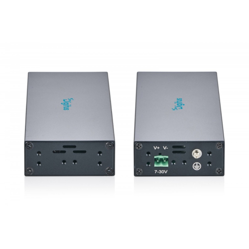 HUB przemysłowy 10-portowy USB 3.2 Gen1 5Gbit/s, 10x USB-A, host USB-B, obudowa metalowa IP30 szyna DIN, zasilanie 12V 