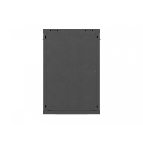 Szafa instalacyjna rack wisząca 19 cali 18U 600x600 czarna drzwi metalowe (flat pack)-26097816
