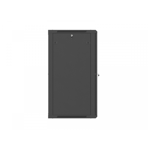 Szafa instalacyjna rack wisząca 19 cali 22U 600x600 czarna drzwi metalowe (flack pack)-26097854