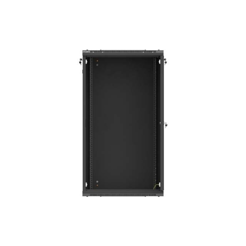 Szafa instalacyjna rack wisząca 19 cali 22U 600x600 czarna drzwi perforowane( flat pack)-26097882