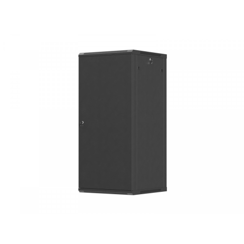 Szafa instalacyjna rack wisząca 19 cali 27U 600x600 czarna drzwi metalowe (flat pack)-26097894