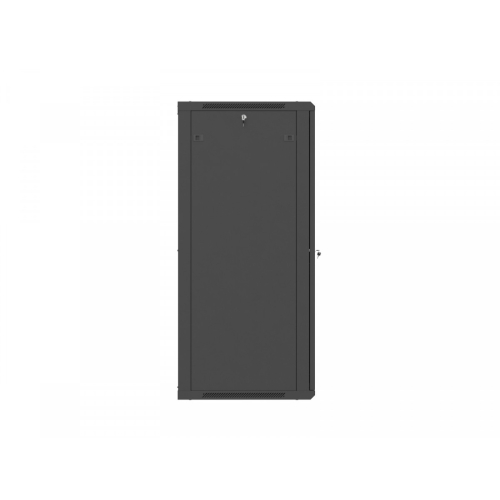 Szafa instalacyjna rack wisząca 19 cali 27U 600x600 czarna drzwi metalowe (flat pack)-26097896