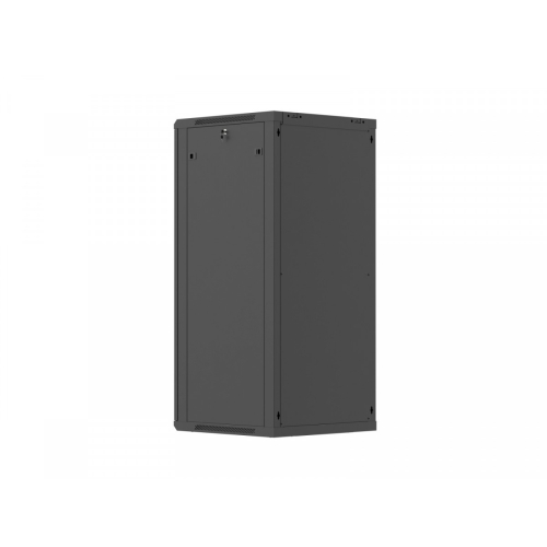 Szafa instalacyjna rack wisząca 19 cali 27U 600x600 czarna drzwi metalowe (flat pack)-26097901