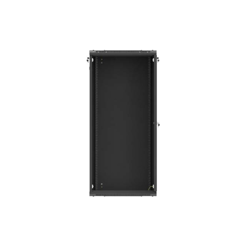 Szafa instalacyjna rack wisząca 19 cali 27U 600x450 czarna drzwi perforowane (flat pack)-26097908