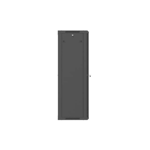 Szafa instalacyjna rack wisząca 19 cali 27U 600x450 czarna drzwi perforowane (flat pack)-26097910