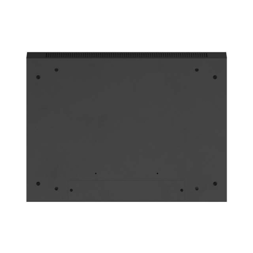 Szafa instalacyjna rack wisząca 19 cali 27U 600x450 czarna drzwi perforowane (flat pack)-26097913