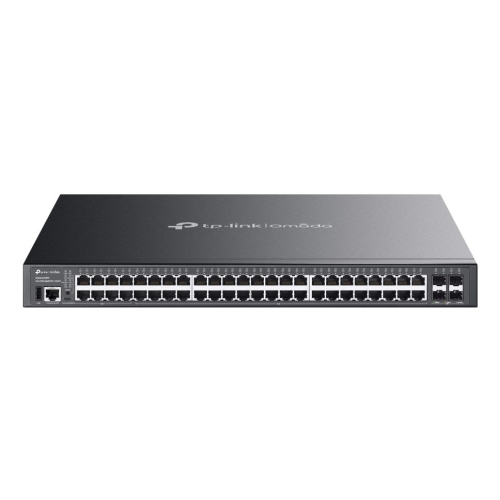 TP-Link Omada SG5452XMPP przełącznik sieciowy Zarządzany L3 Gigabit Ethernet (10/100/1000) Obsługa PoE Czarny