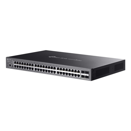 TP-Link Omada SG5452XMPP przełącznik sieciowy Zarządzany L3 Gigabit Ethernet (10/100/1000) Obsługa PoE Czarny-261193