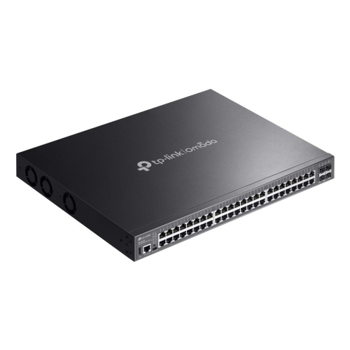 TP-Link Omada SG5452XMPP przełącznik sieciowy Zarządzany L3 Gigabit Ethernet (10/100/1000) Obsługa PoE Czarny-261194