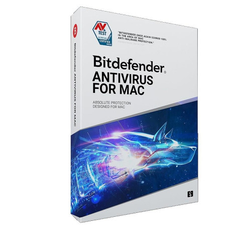 BITDEFENDER Antivirus for Mac (1 stan.; 24 miesiące; Wersja cyfrowa; Domowa, Komercyjna)-2618809