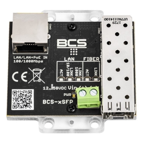 BCS BCS-XSFP konwerter sieciowy Wewnętrzny 1000 Mbit/s-26300809