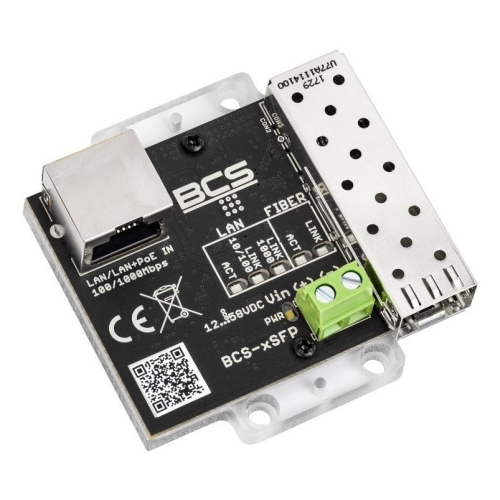 BCS BCS-XSFP konwerter sieciowy Wewnętrzny 1000 Mbit/s-26300810