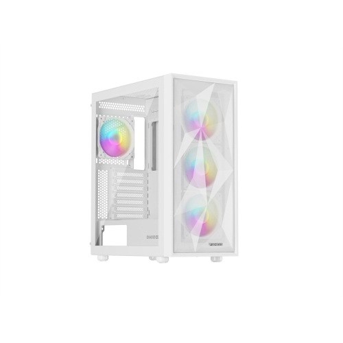 OBUDOWA GENESIS DIAXID 605 ARGB MIDI TOWER Z OKNEM USB-C BIAŁA-26315308