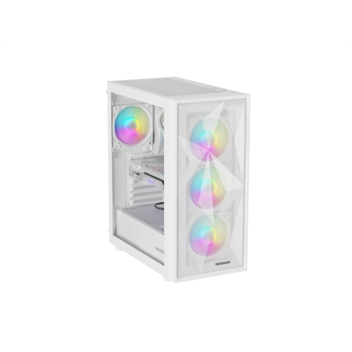 OBUDOWA GENESIS DIAXID 605 ARGB MIDI TOWER Z OKNEM USB-C BIAŁA-26315311