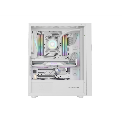 OBUDOWA GENESIS DIAXID 605 ARGB MIDI TOWER Z OKNEM USB-C BIAŁA-26315320