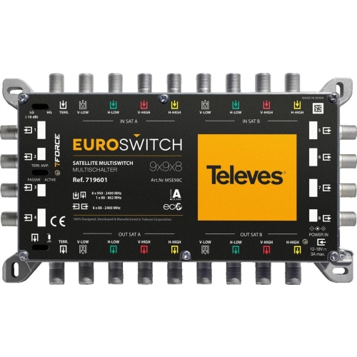 Multiswitch TELEVES 9x9x8 'F' NEVO 714601
