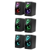 DEFENDER GLOSNIKI PC J4 2.0 6W LED USB CZARNE 65964-26451326