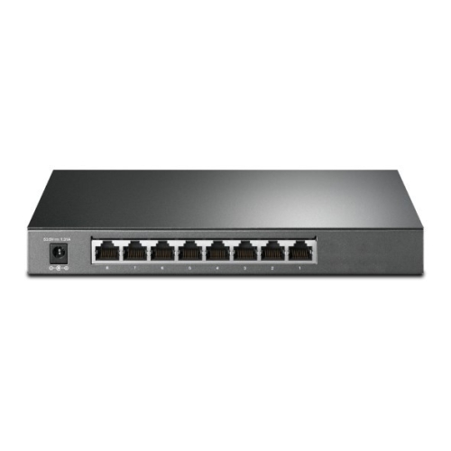 TP-Link JetStream TL-SG2008P przełącznik sieciowy Zarządzany L2/L2+ Gigabit Ethernet (10/100/1000) Obsługa PoE Czarn