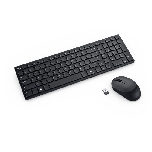 DELL Kompaktowa cicha klawiatura i mysz Pro — KM555 - czeska/słowacka (QWERTZ)