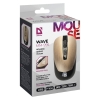 DEFENDER MYSZ BEZPRZEWODOWA WAVE MM-995 RF SILENT CLICK BRĄZOWA 52992-26515809