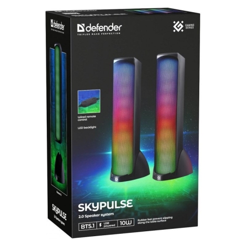 DEFENDER GŁOŚNIKI KOMPUTEROWE SKYPULSE 2.0 BLUETOOTH 5.1 60W RGB 65097-26514915