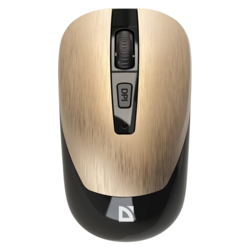 DEFENDER MYSZ BEZPRZEWODOWA WAVE MM-995 RF SILENT CLICK ZŁOTA 52994-26515812