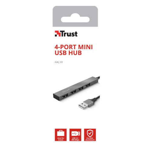 HUB USB TRUST Halyx 4-portowy Mini USB-2671133