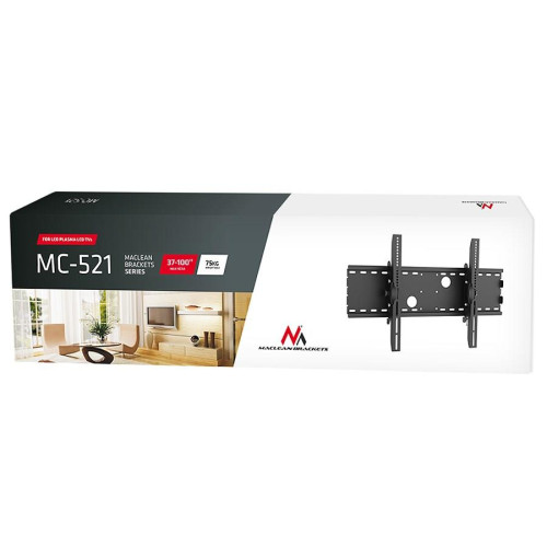 Uchwyt ścienny do telewizora Maclean MC-521B (ścienne, Uchylny - 70