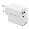 QOLTEC ŁADOWARKA SIECIOWA 42W | 5-20V | 2.4-3A | USB TYP C PD | USB | BIAŁA-3002053