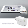 QOLTEC ŁADOWARKA SIECIOWA 45W | 5-20V | 2.4-3A | USB TYP C PD | USB | BIAŁA-3002056