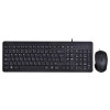 Zestaw klawiatura + mysz HP 150 Wired Mouse and Keyboard przewodowe czarne 240J7AA-3022262